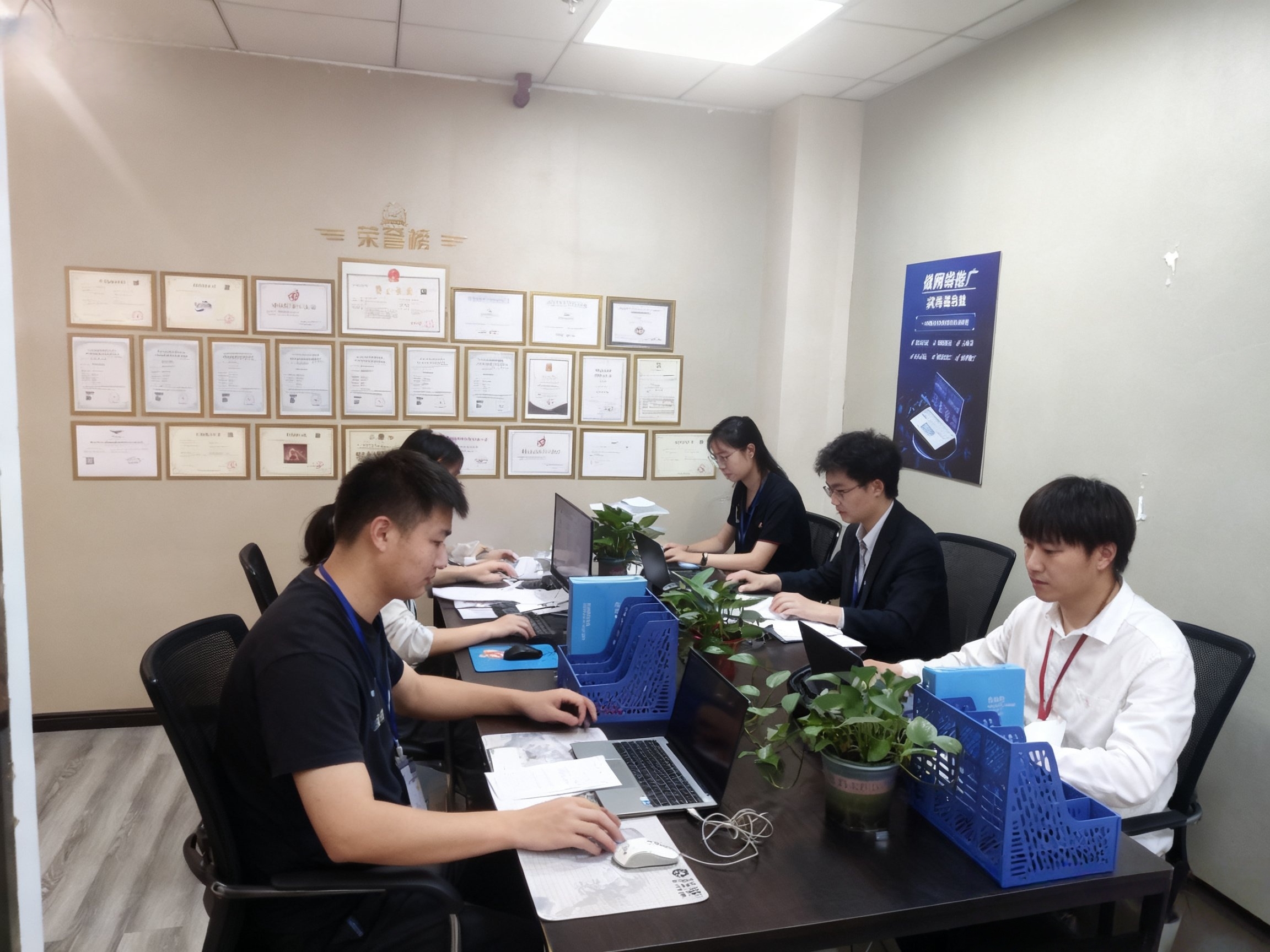 公司实拍1：短视频拍摄环境与制作画面